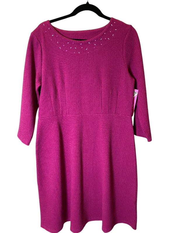 Dress Sweater By Joules In Pink, Size: L Sweater Dress Fashion