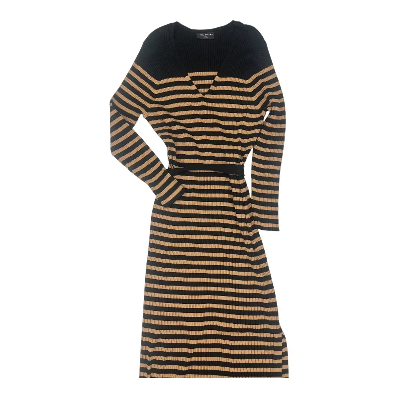 Dress Sweater By Lane Bryant In Black & Tan, Size:3 Sweater Dress Trendy