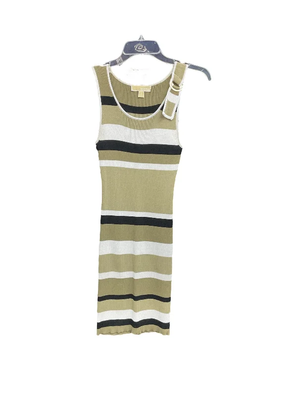 Dress Sweater By Michael By Michael Kors In Green & White, Size: Xs Stylish Sweater Dress