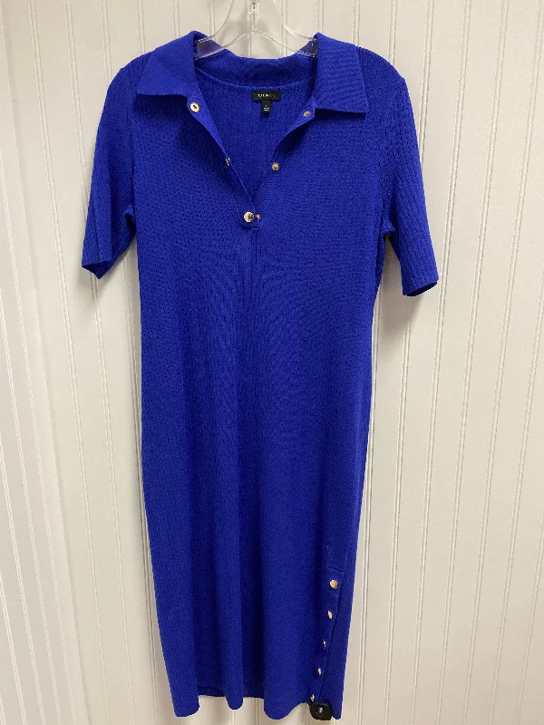 Dress Sweater By Talbots In Blue, Size: S Long Sleeve Sweater