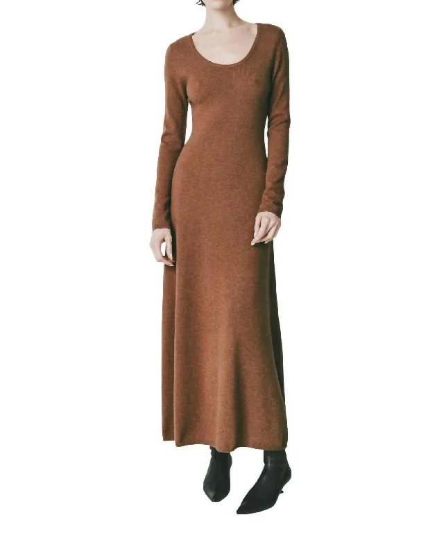 Mignet Sweater Dress Cozy Sweater Gown