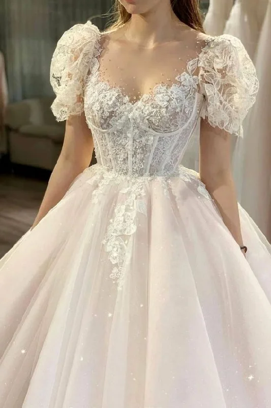 Elegant White Tulle Corset Prom Dress Lace Embroidery For Girls Y50 Tulle Lace Gown